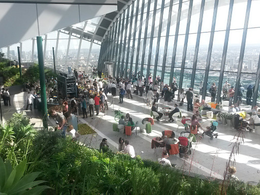 Il bellissimo Sky Garden e lo Sky Pod Bar a Fenchurch, in piena City