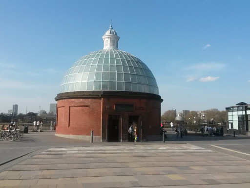 L'ingresso del London Foot Tunnel a Greenwich